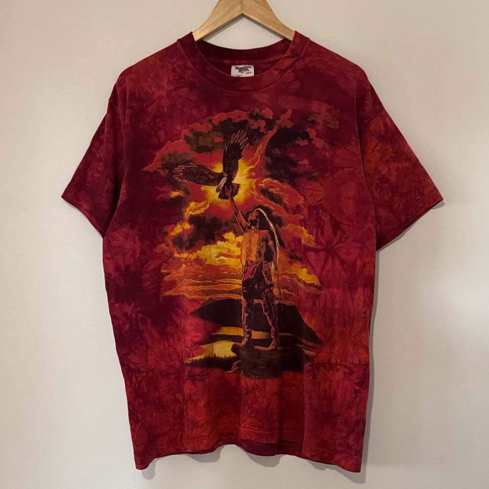 Vintage Native American The Mountain T-Shirt / XL / 1996 / Single Stitch